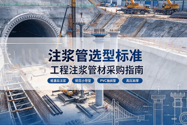 安塞注浆管选型标准