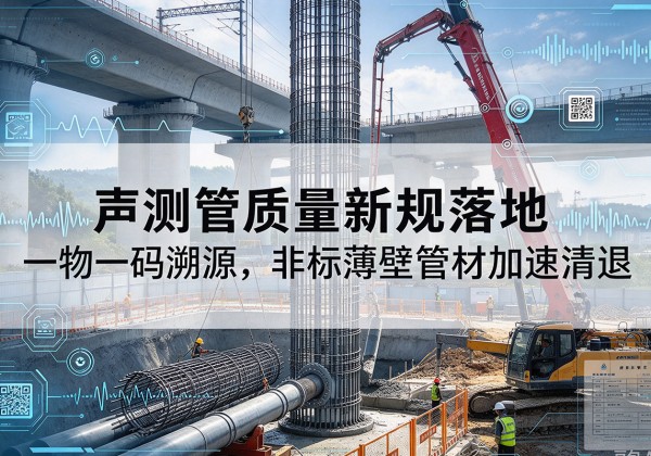 安塞声测管质量新规落地，一物一码溯源，非标薄壁管材加速清退