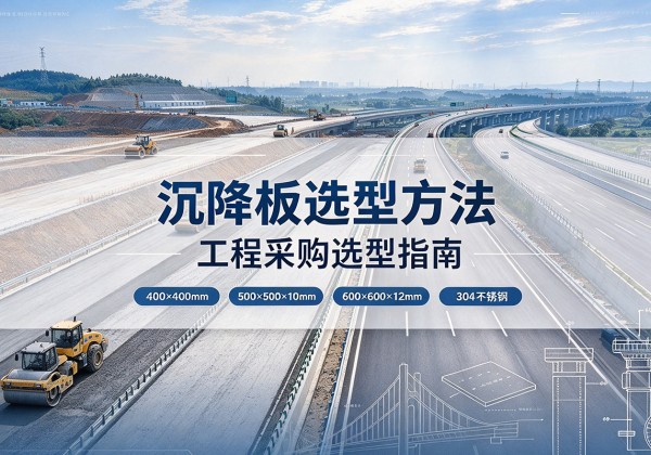 安塞沉降板选择方法